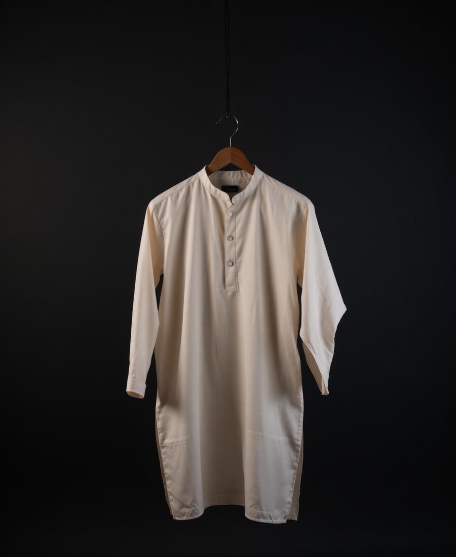Ivory Cotton Kurta
